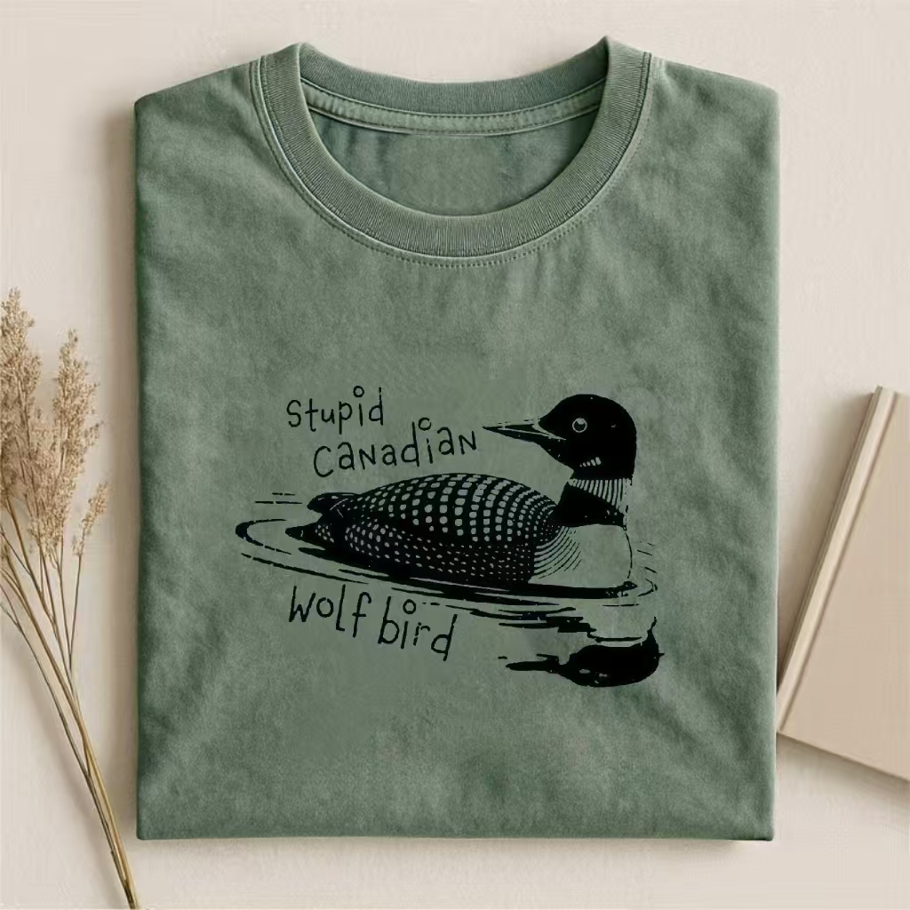 Stupid Canadian Wolfbird T-shirt