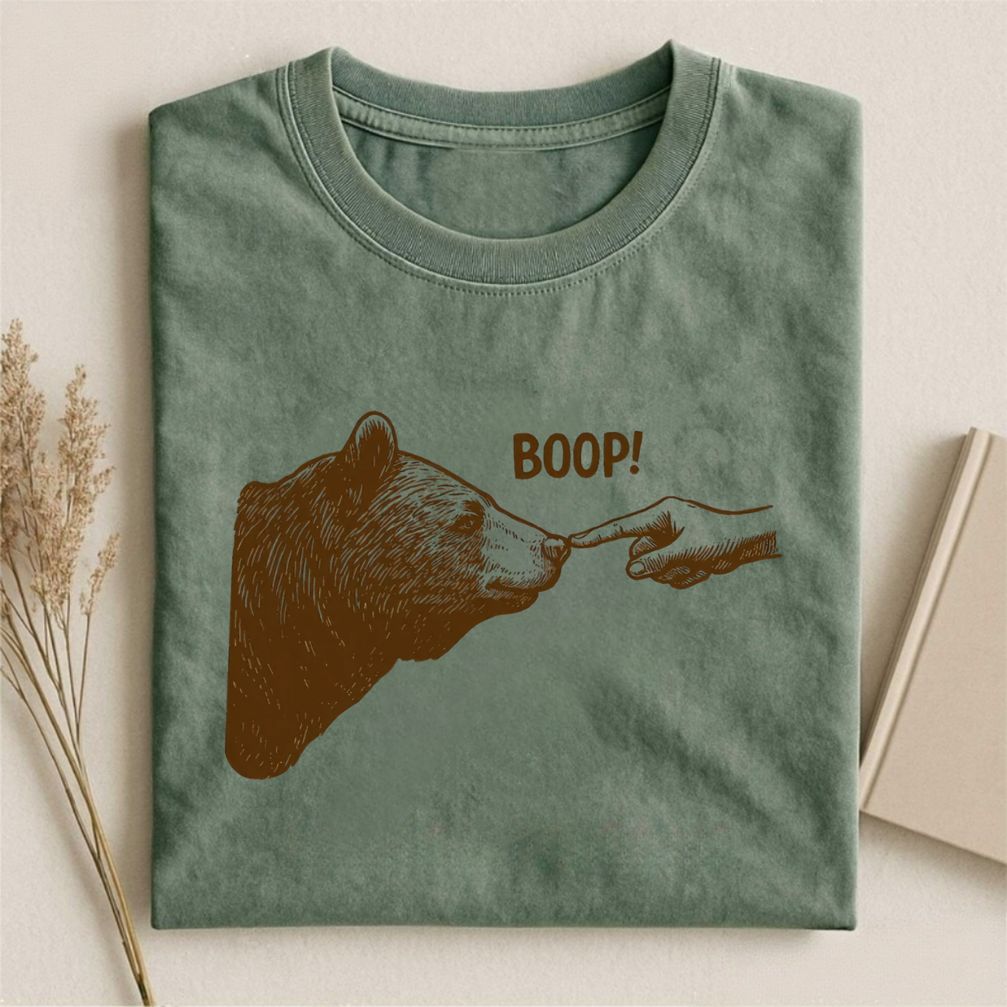 Comfort Colors Boop! Bear Graphic T-sshirt