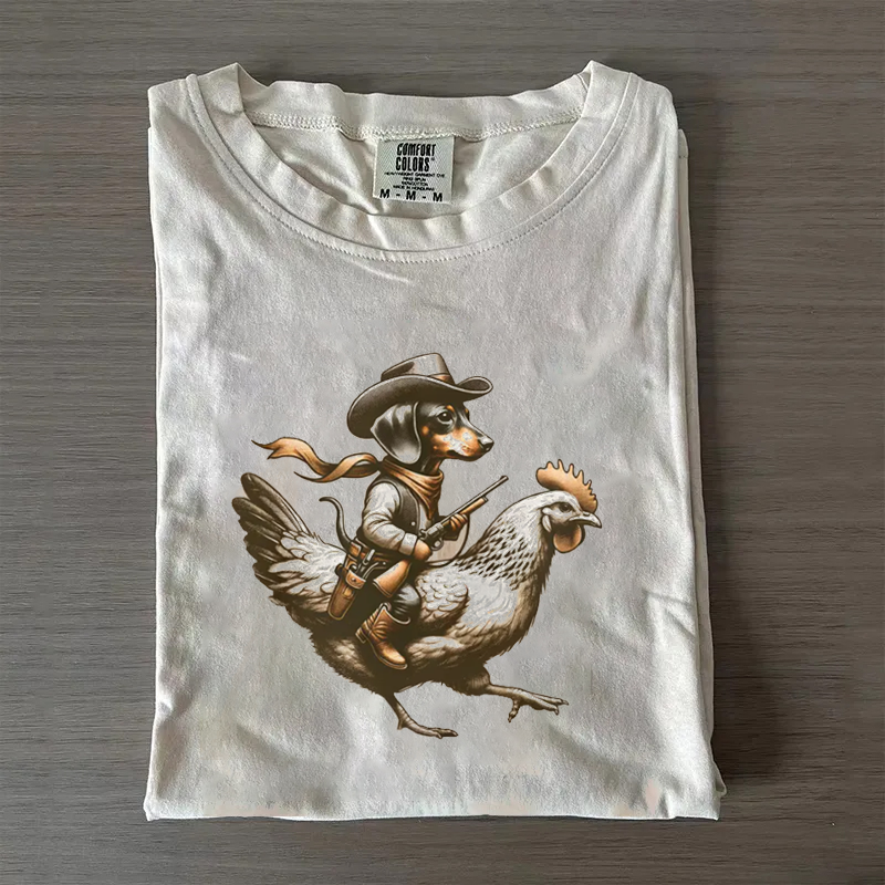 Western Cowboy Dachshund T-shirt