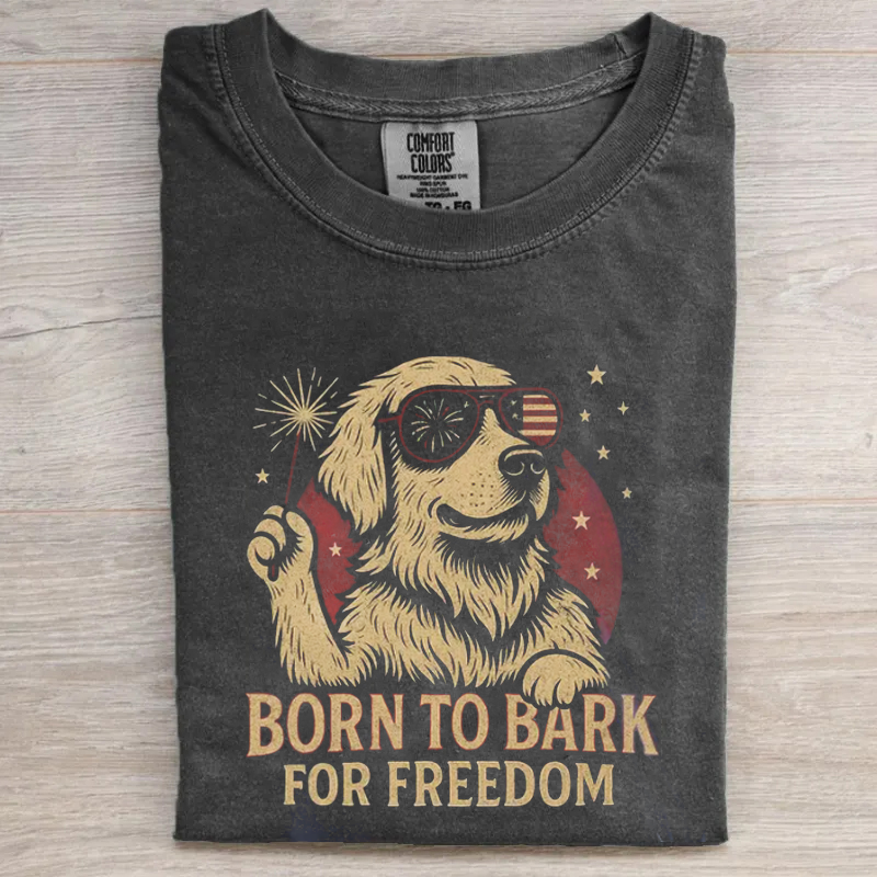 Patriotic Golden Retriever T-shirt