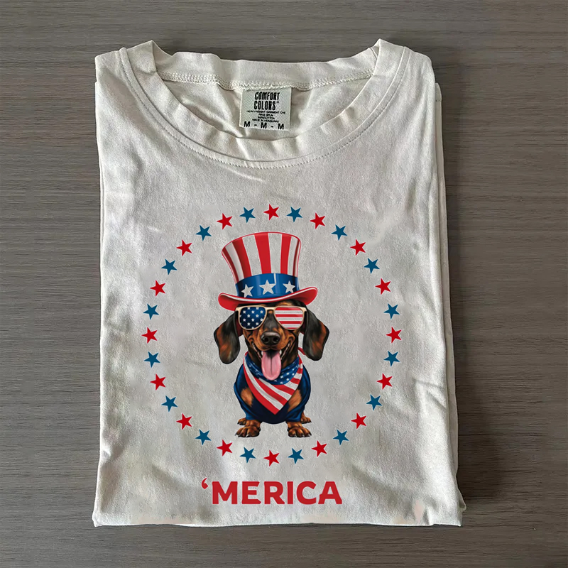 Dachshund 4th Of July T-shirt