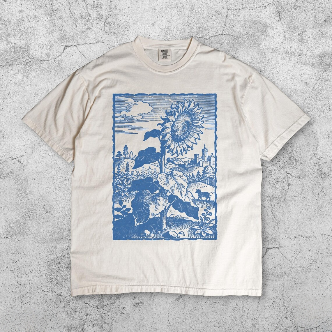 Sunflower Medieval Vintage T-Shirt