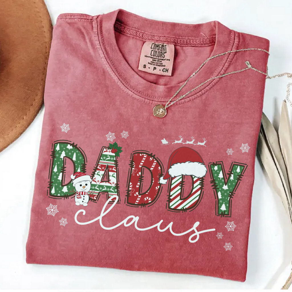 Comfort Colors Family Christmas T-shirt