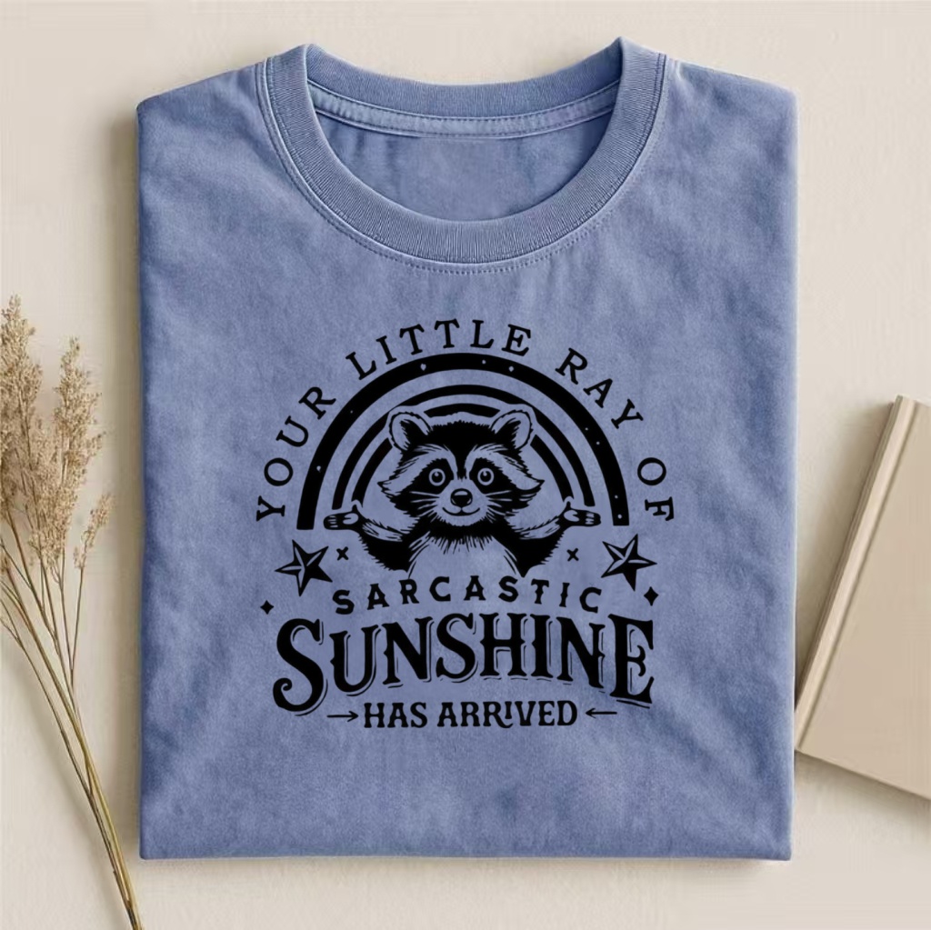 Peculiar Raccoon Sarcastic Ray T-shirt