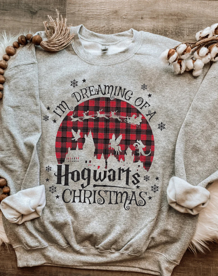 I’m Dreaming Of A Hogwarts Christmas Sweatshirt-Lulueye