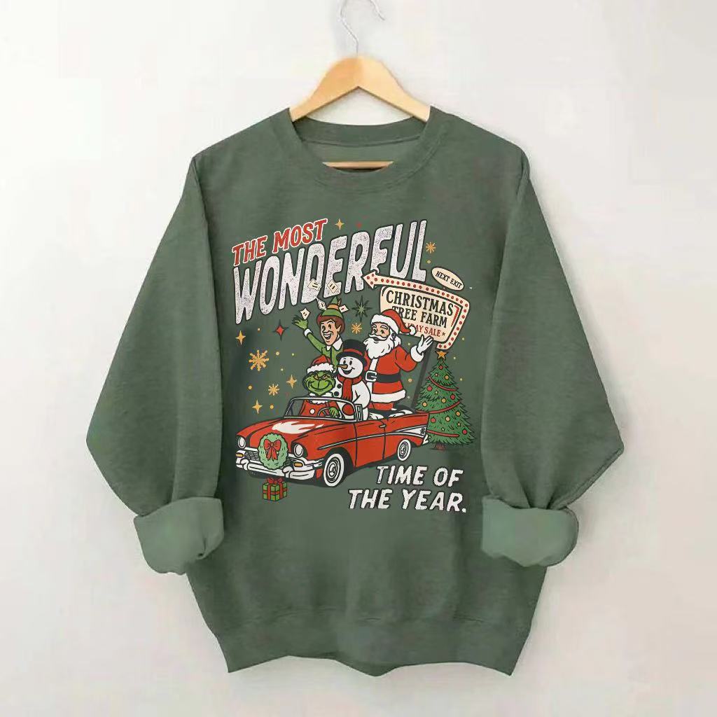Vintage Christmas Graphic Sweatshirt