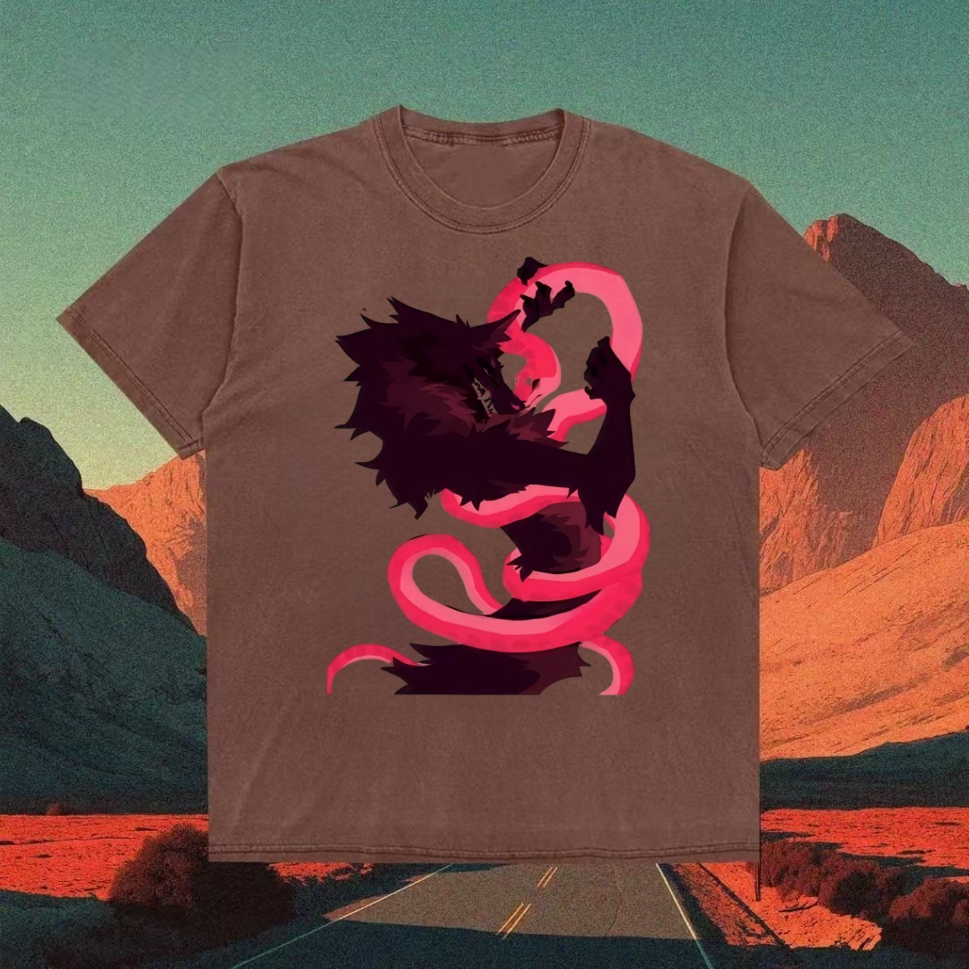 Shadow Creature With Pink Tentacles T-shirt