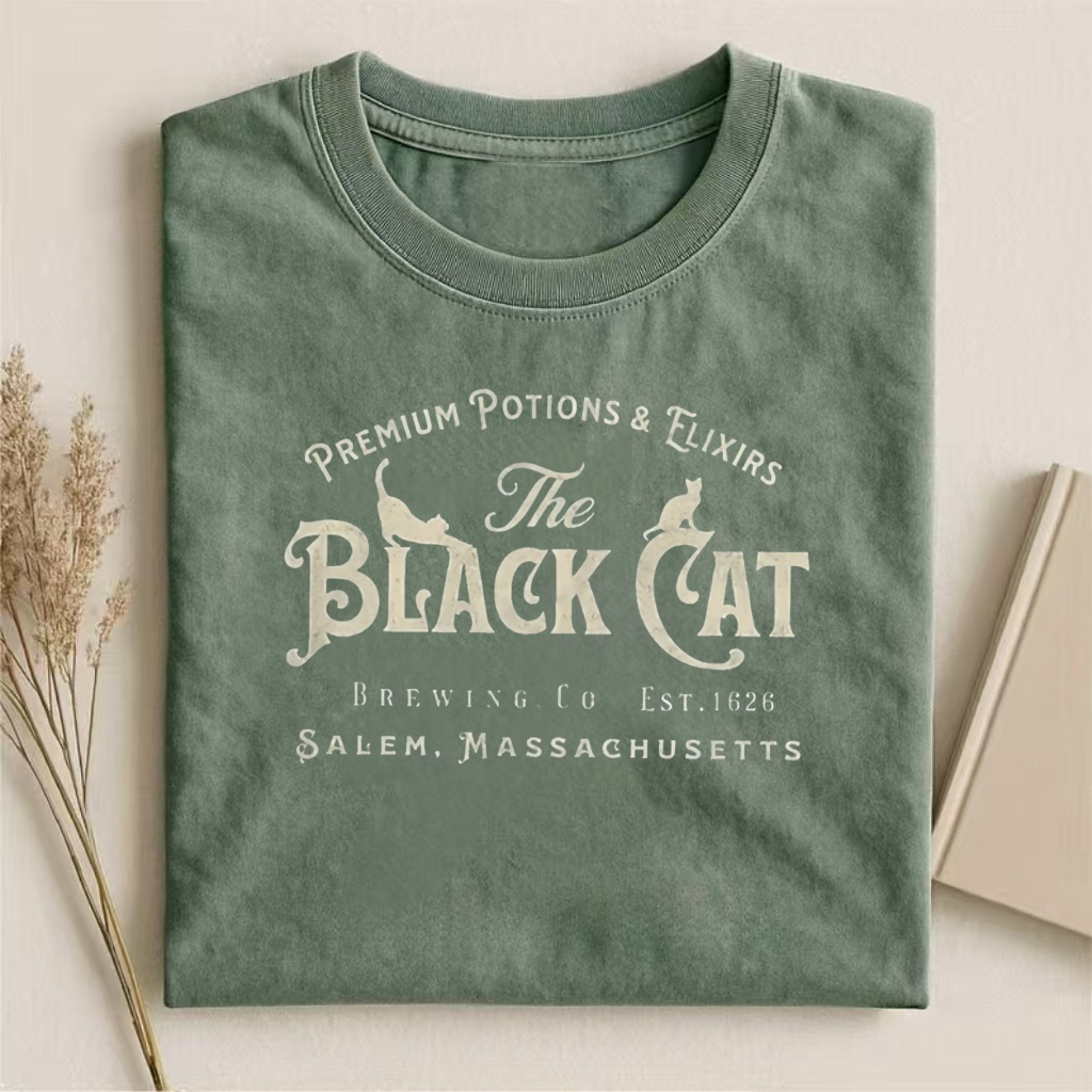 Vintage Salem Black Cat T-shirt