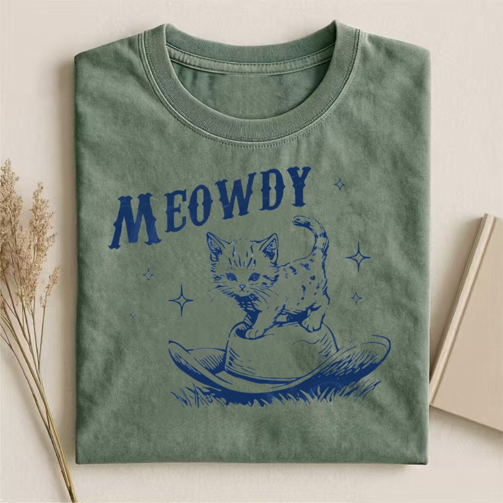 "Meowdy" Cowboy Cat T-shirt