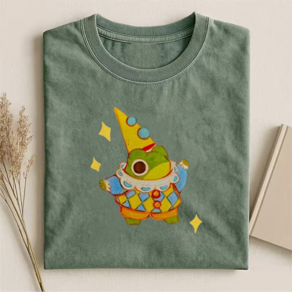 Clown Frog Cropped T-shirt