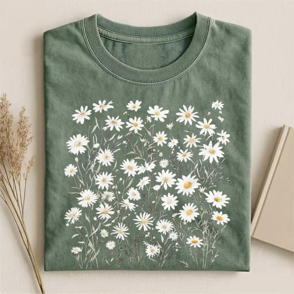 Daisy Field Vintage Botanical T-shirt