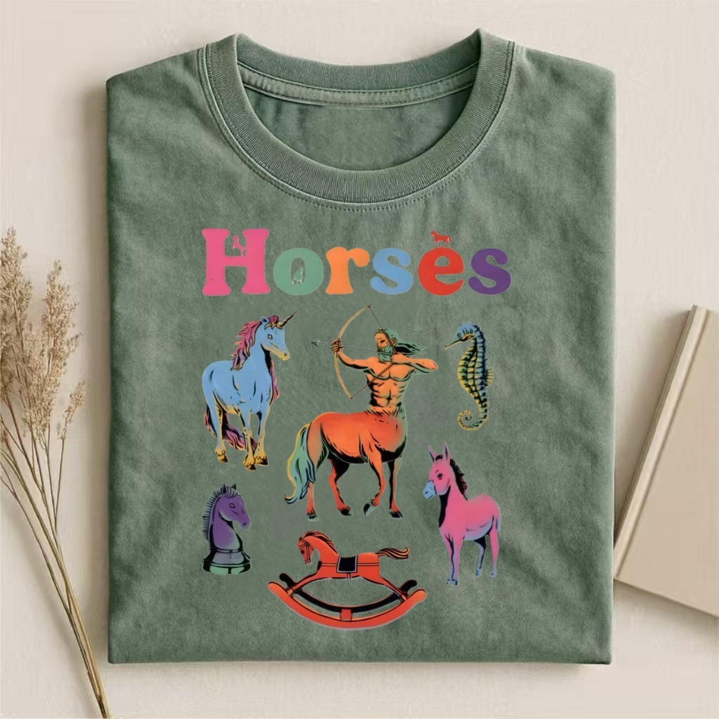 "Horses" Funny Pun Graphic T-shirt