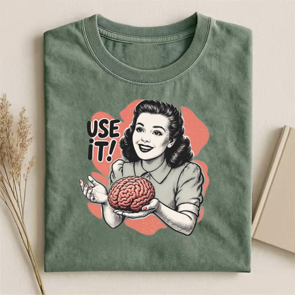 "Use It!" Retro Brain Art T-shirt