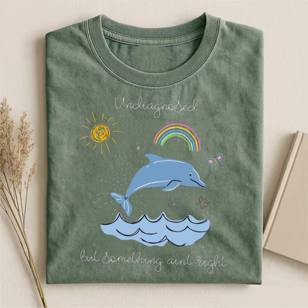 "Undiagnosed" Dolphin Meme T-shirt