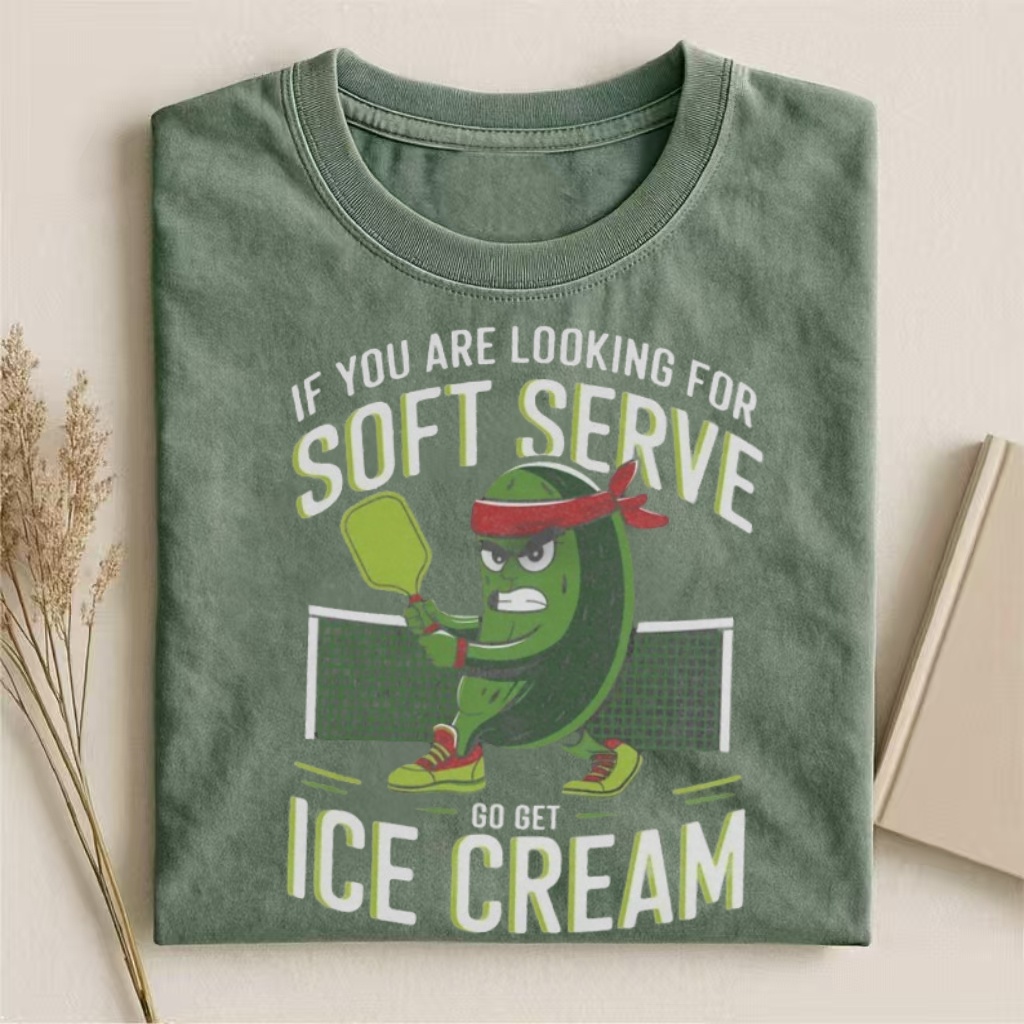 Soft Serve Pickleball Joke T-shirt