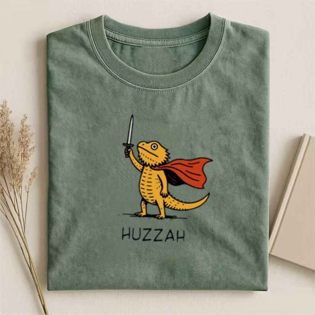 Bearded Dragon Huzzah T-shirt