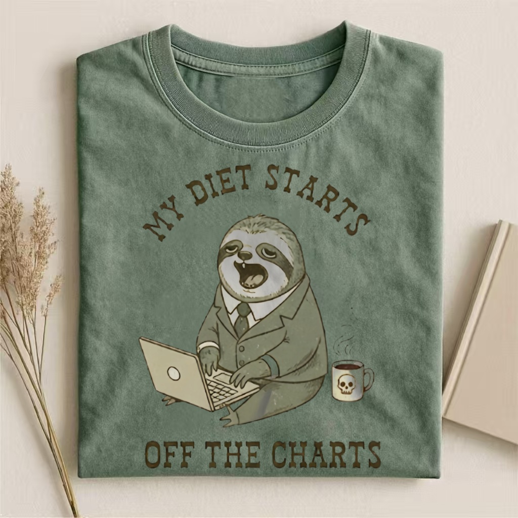 My Diet Starts off the charts T-shirt