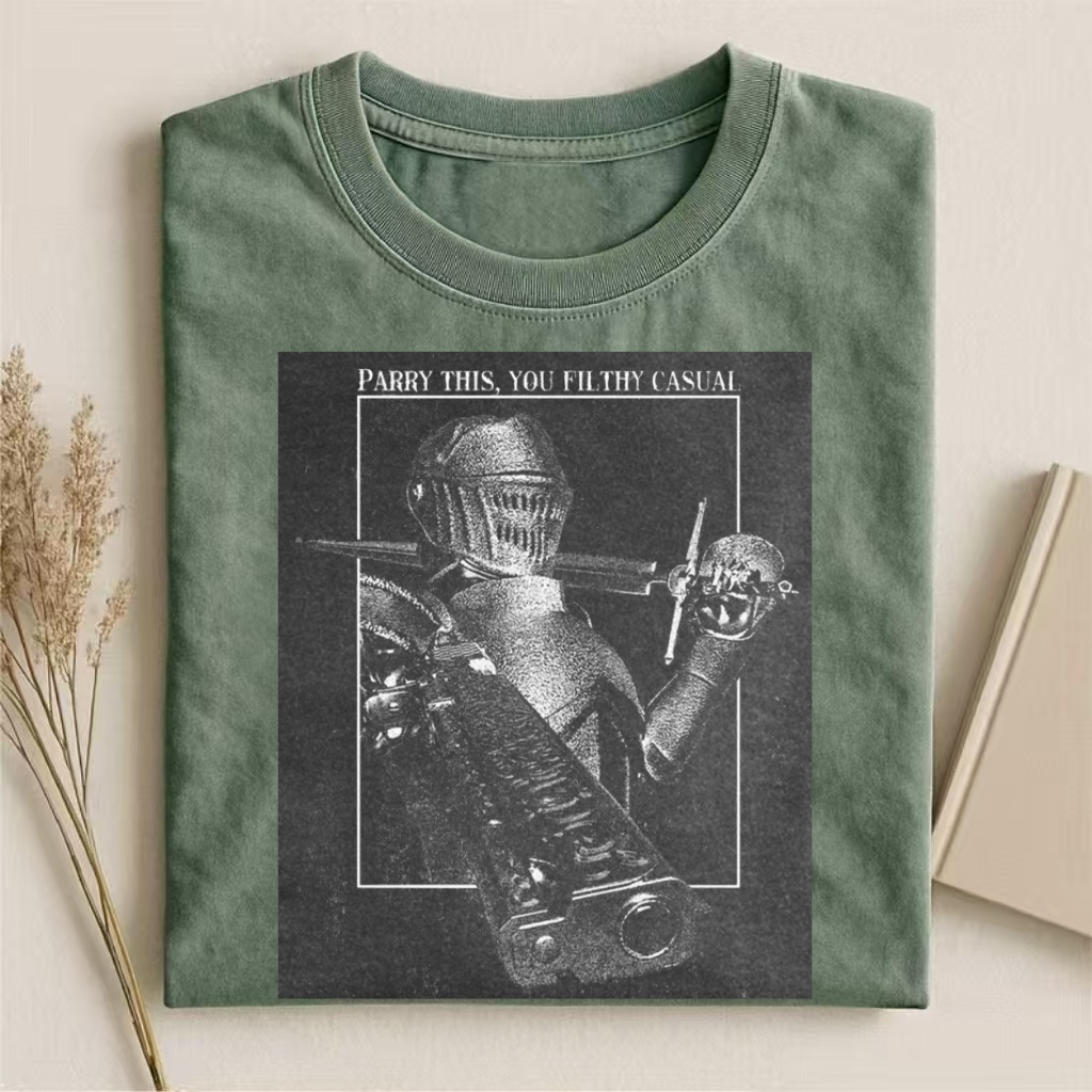 Dark Souls Knight ‘Parry This’ Meme Graphic T-Shirt