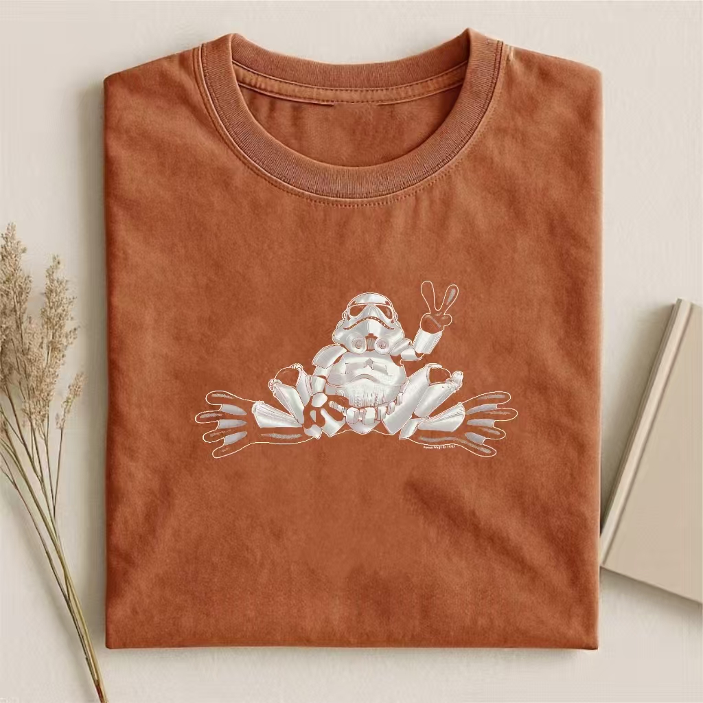 Stormtrooper Frog Mashup Graphic T-shirt
