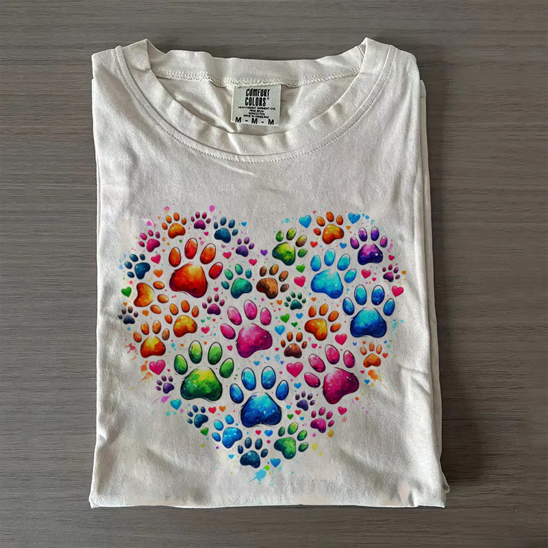 Colorful Paws T-shirt