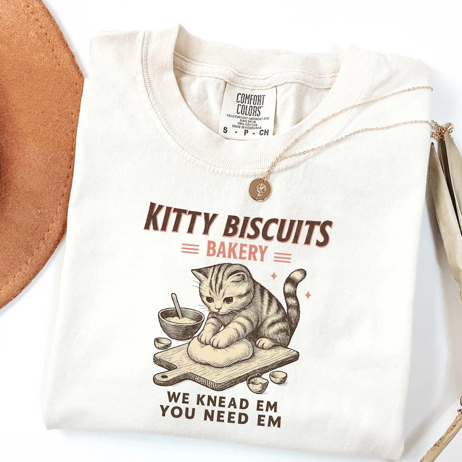 Funny Cat Biscuit Maker T-shirt