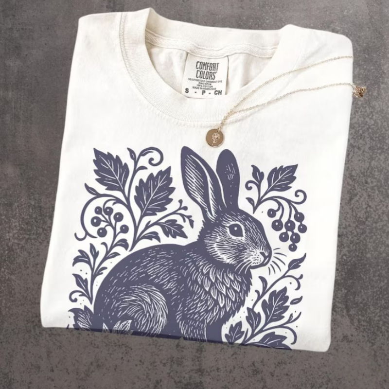 Vintage Rabbit Nature T-Shirt