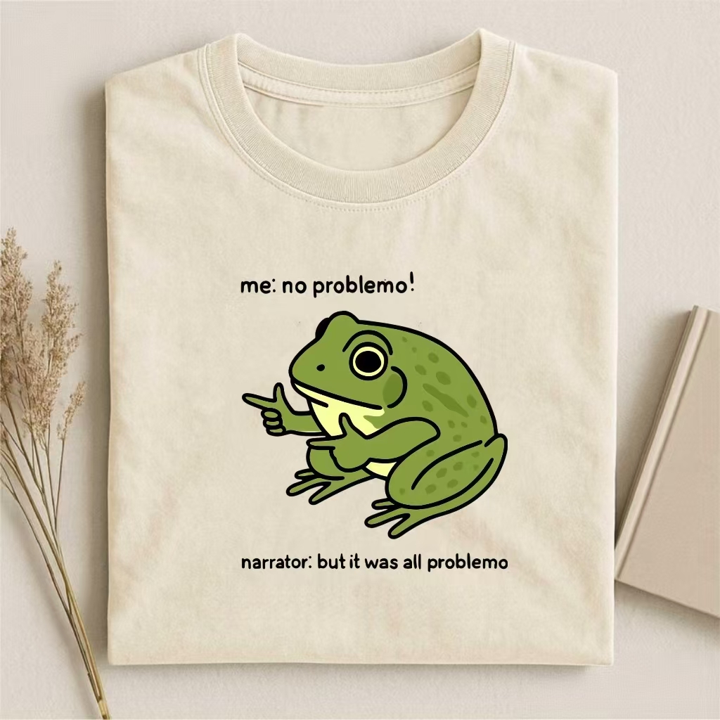 "No Problemo" Frog Humor T-shirt