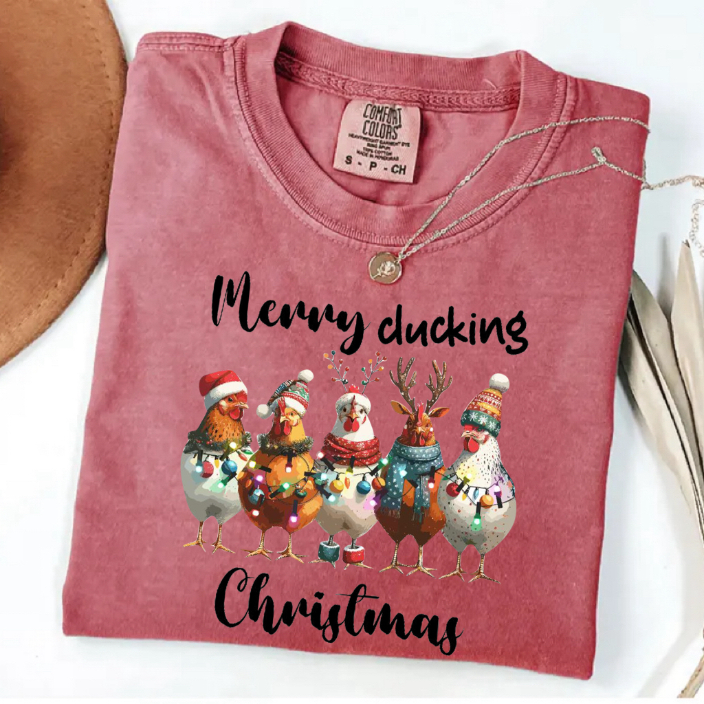 Merry Clucking Christmas T-Shirt