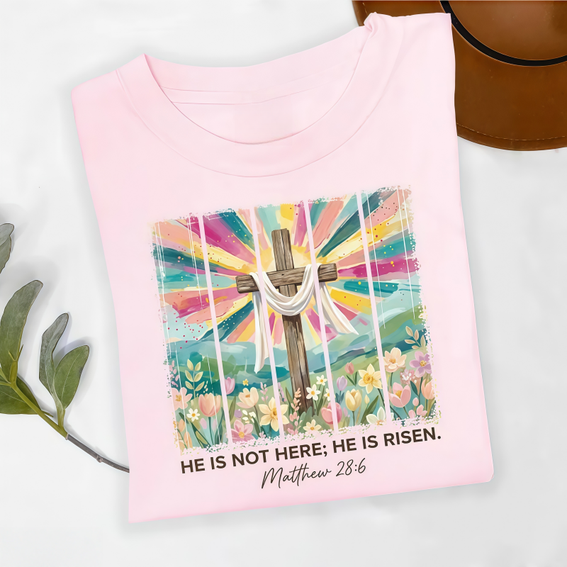 He Is Not Here He Is Risen T-Shirt