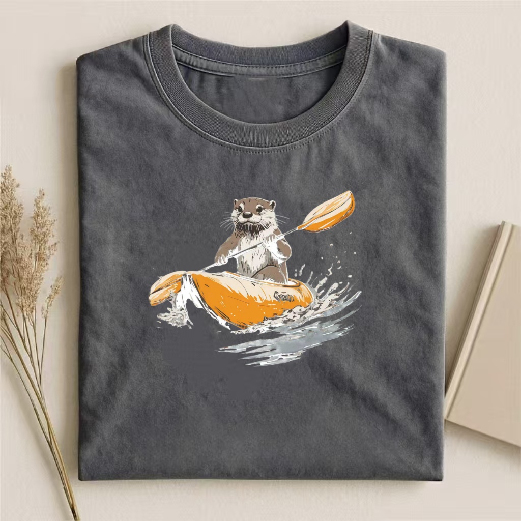 Kayaking Otter Adventure T-shirt
