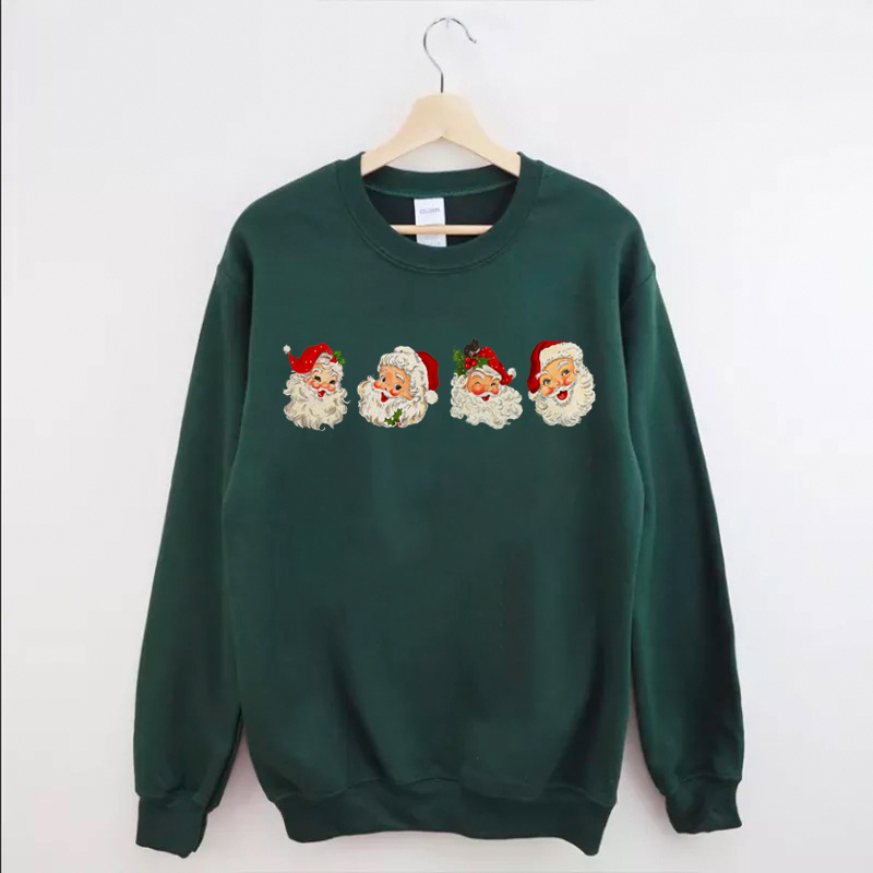 Vintage Christmas Santa Claus Sweatshirt-Lulueye