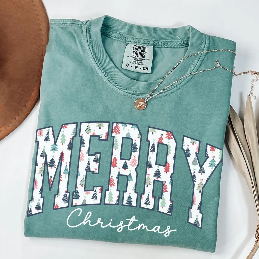 Comfort Colors Merry Christmas T-shirt