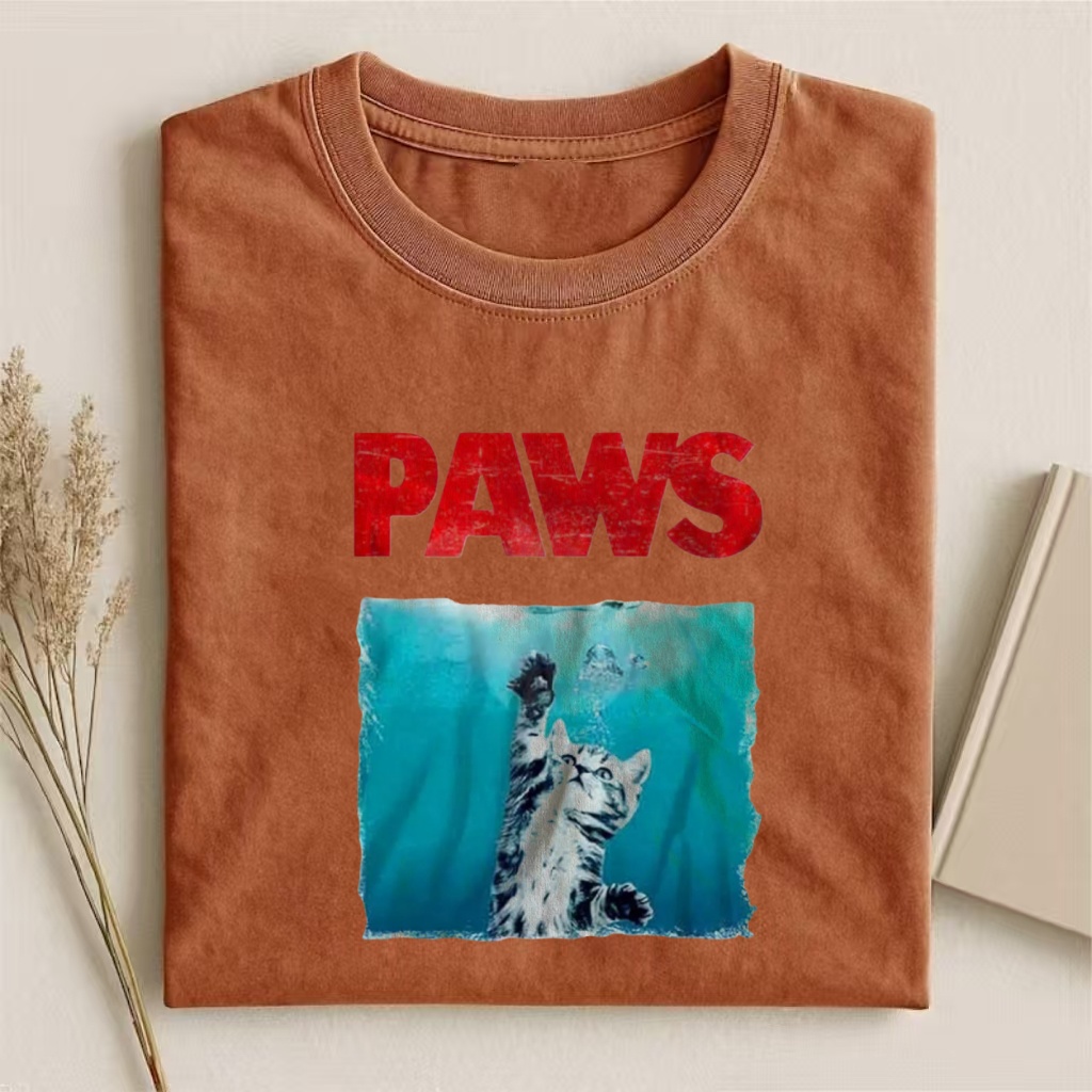 Paws Kitten Jaws Cute Cat Fun T-Shirt