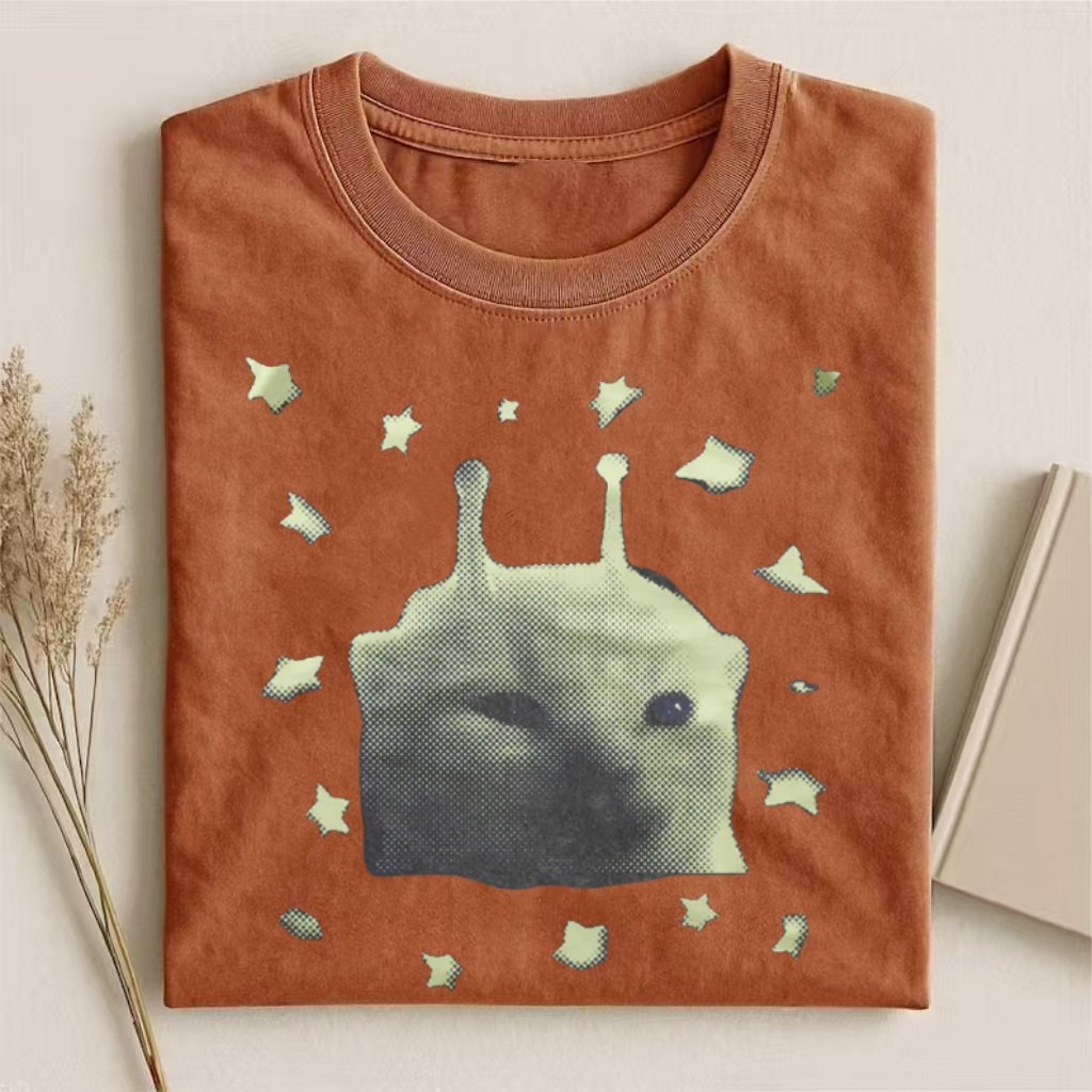 Glow-in-the-Dark Alien Meme T-shirt