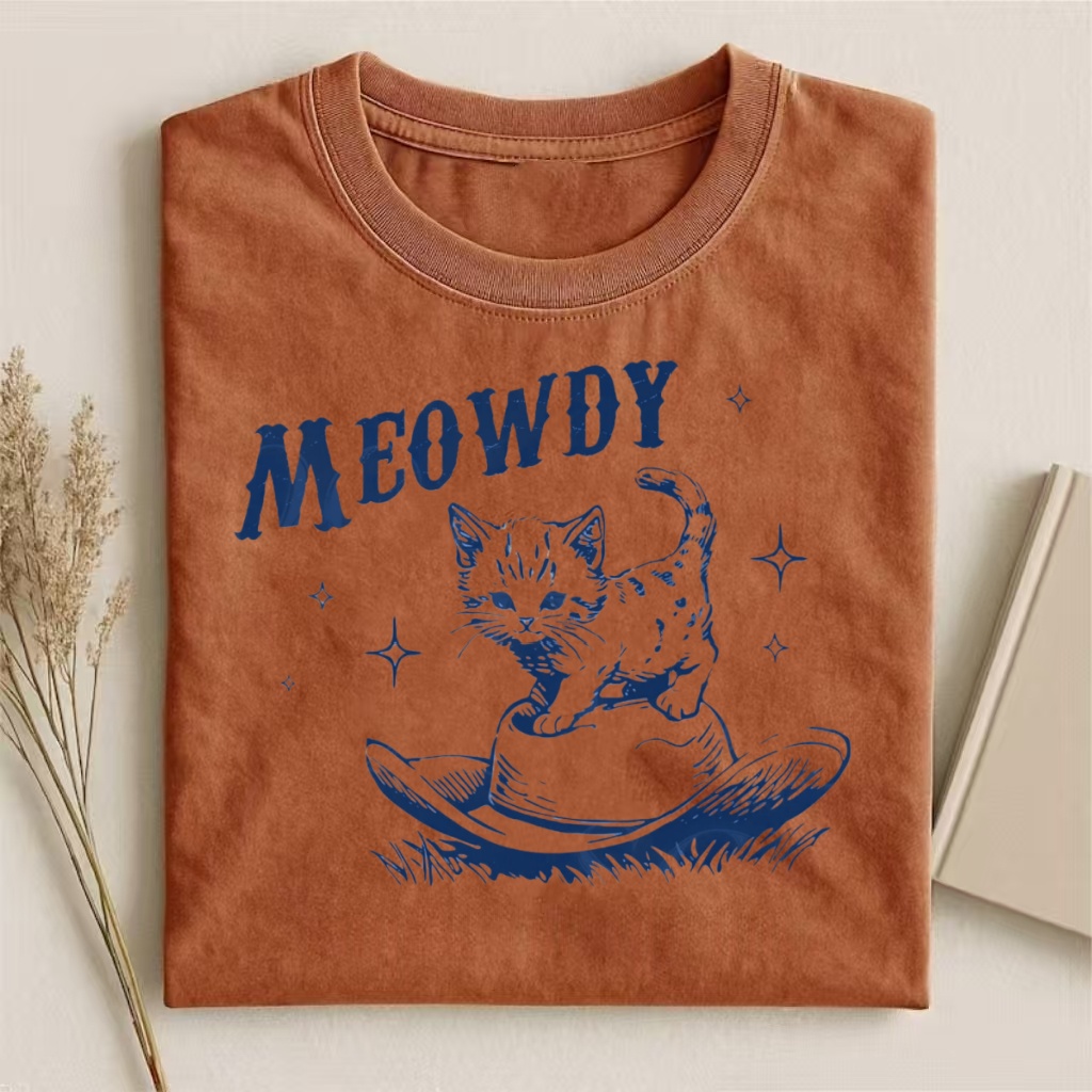 "Meowdy" Cowboy Cat T-shirt