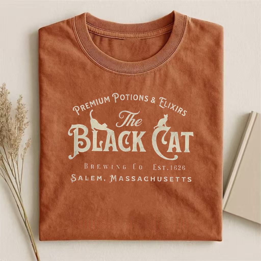 Vintage Salem Black Cat T-shirt