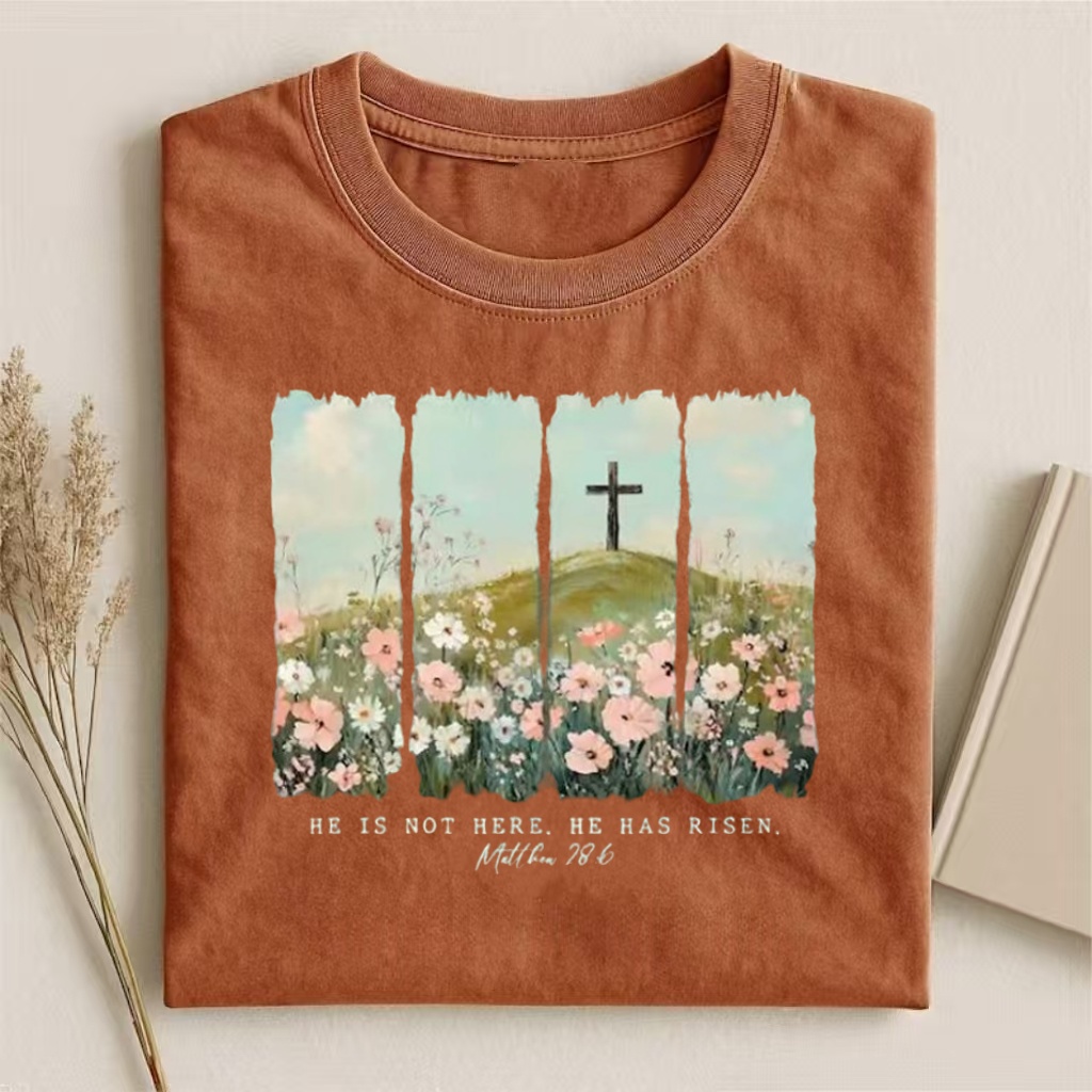 He is not here, he has risen T-shirt