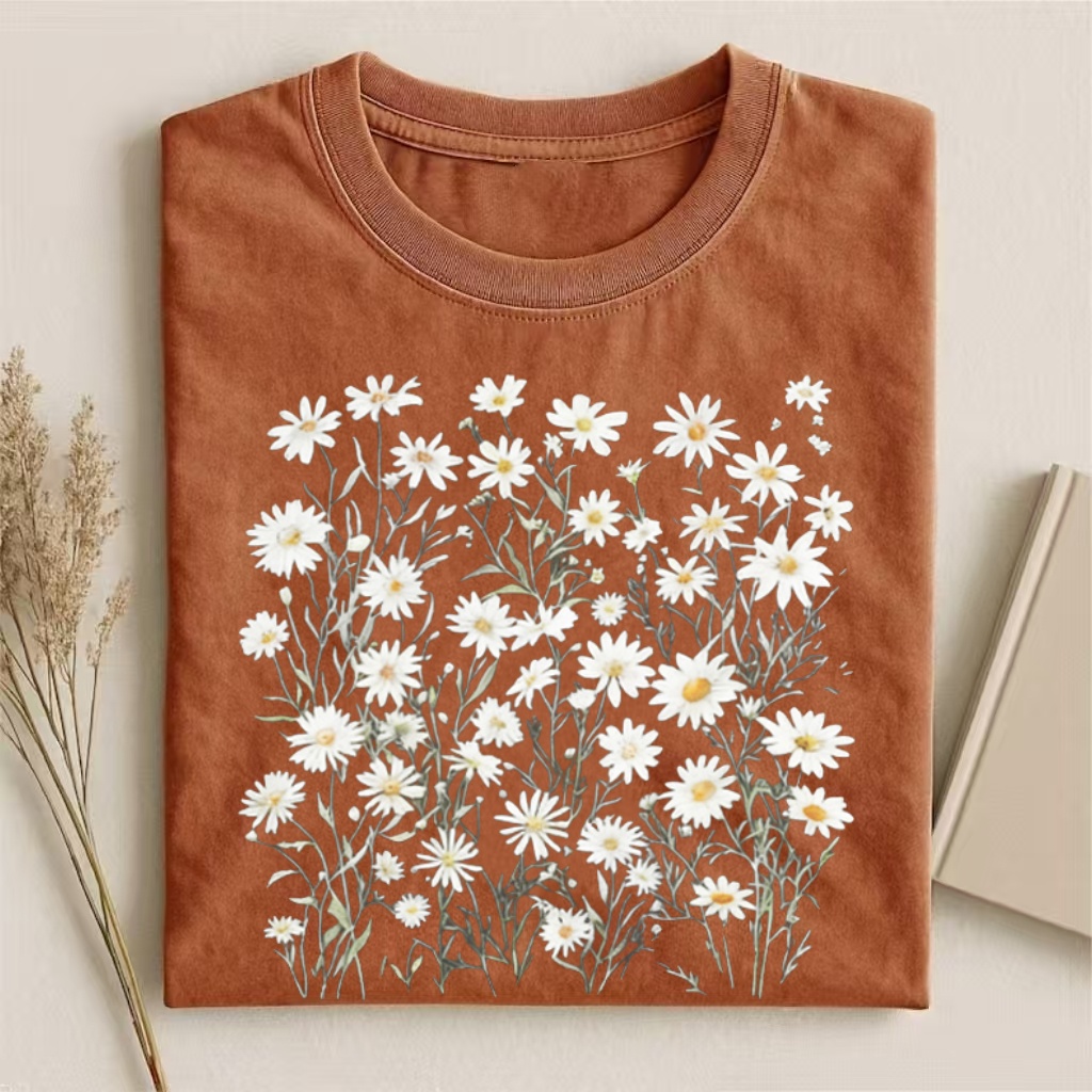 Daisy Field Vintage Botanical T-shirt