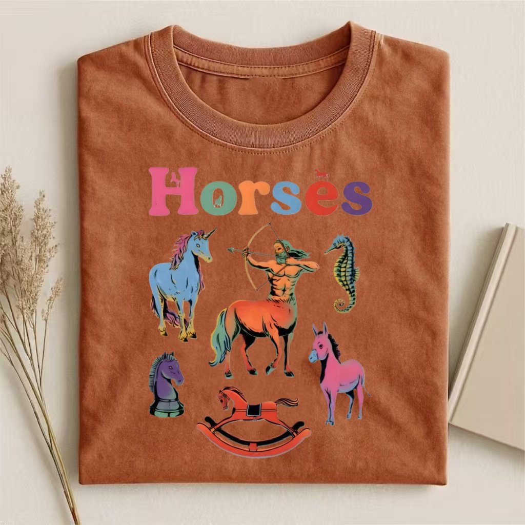 "Horses" Funny Pun Graphic T-shirt