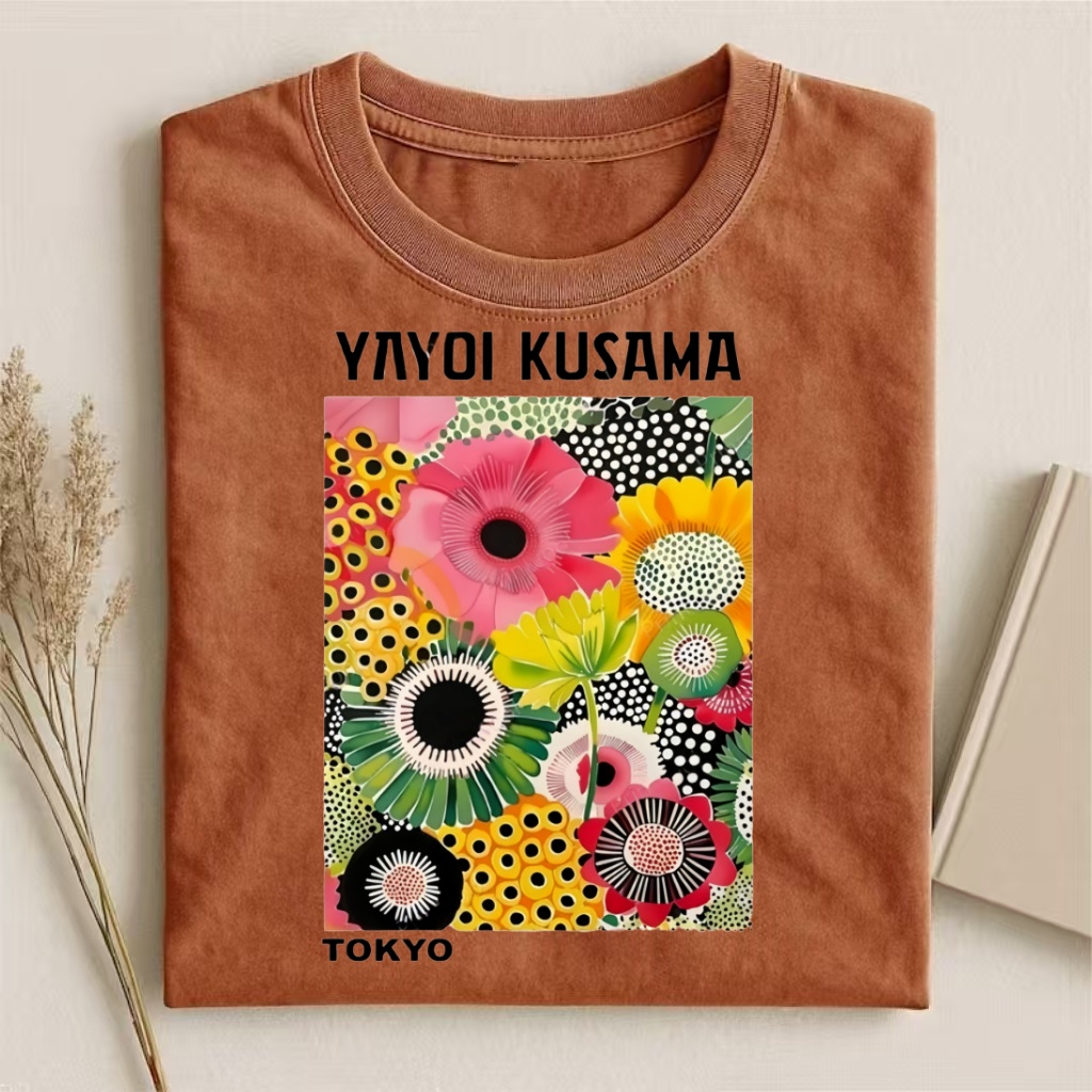 Yayoi Kusama Tokyo Floral Art T-shirt