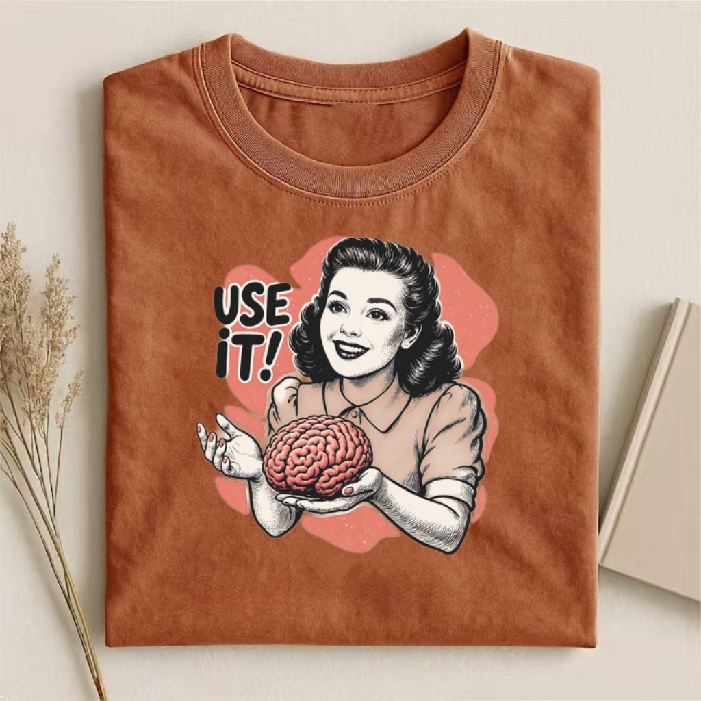 "Use It!" Retro Brain Art T-shirt