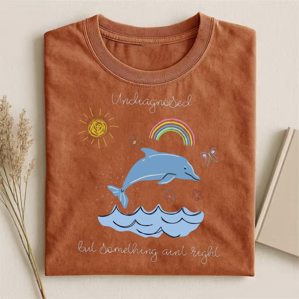 "Undiagnosed" Dolphin Meme T-shirt
