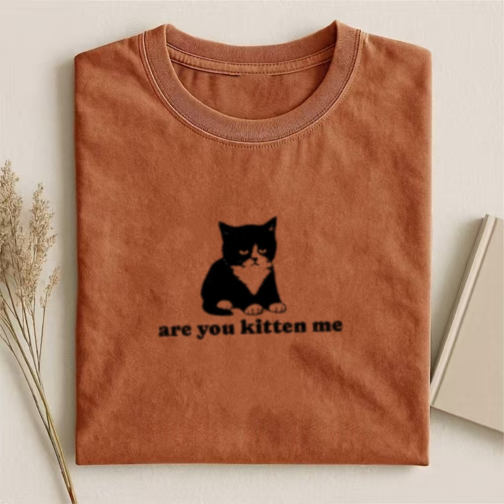 "Are You Kitten Me" Cat Pun Meme T-Shirt