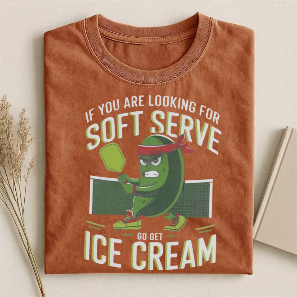 Soft Serve Pickleball Joke T-shirt