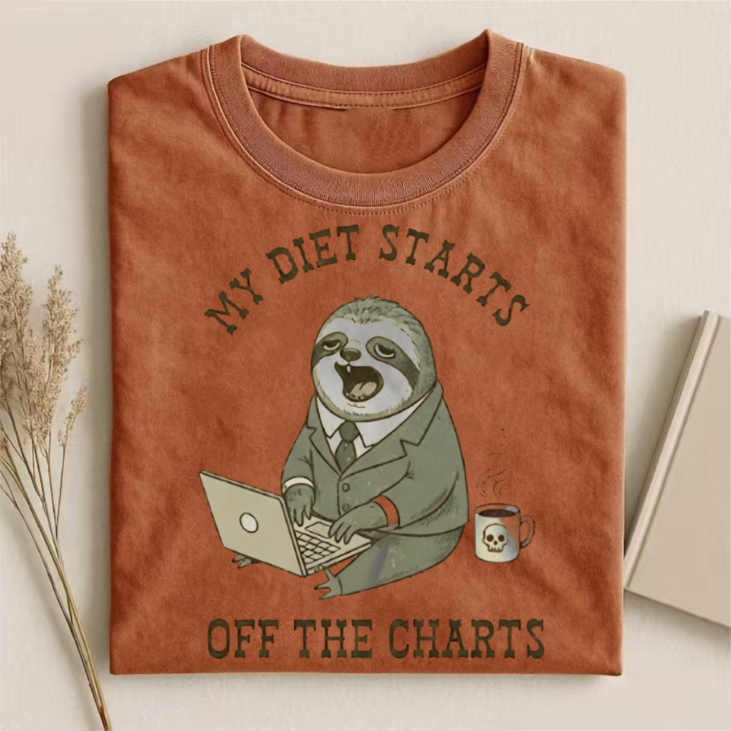 My Diet Starts off the charts T-shirt