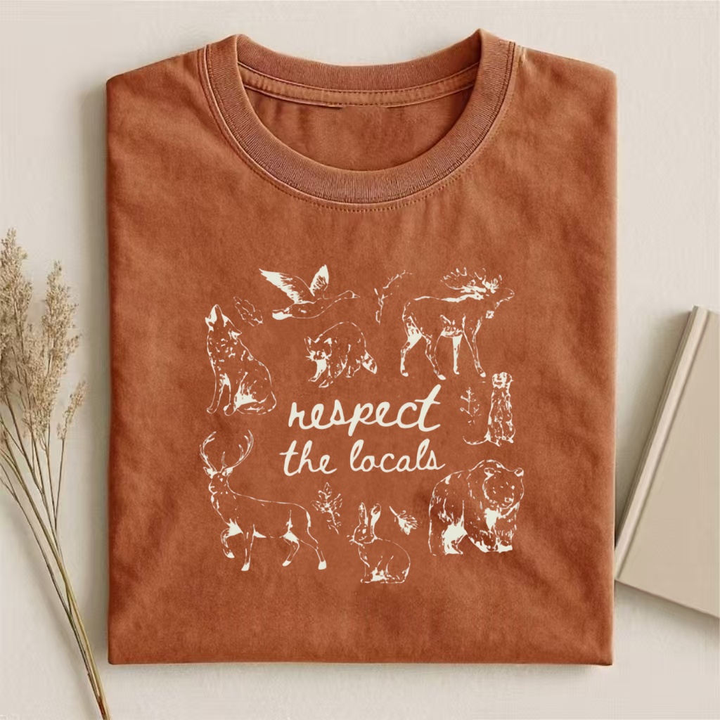 "Respect the Locals" Wildlife Graphic T-shirt