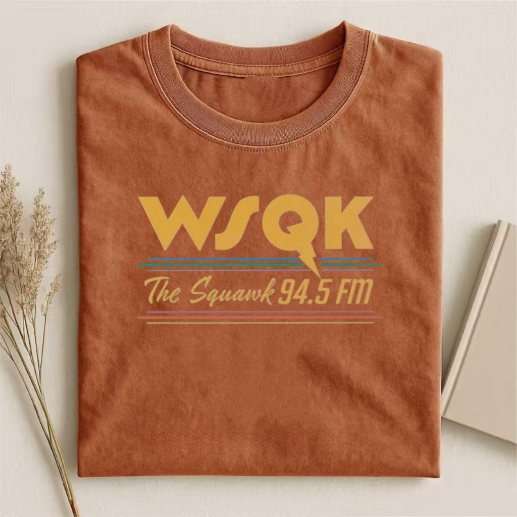 WSQK "The Squawk 94.5 FM" Retro Radio T-shirt