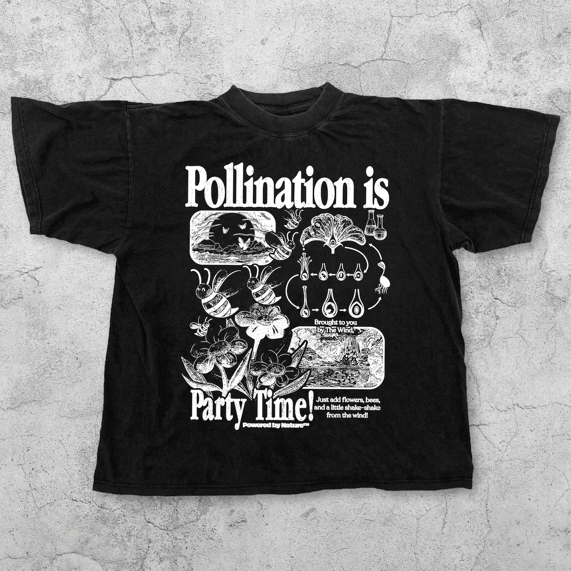 Bee Pollination Vintage T-Shirt