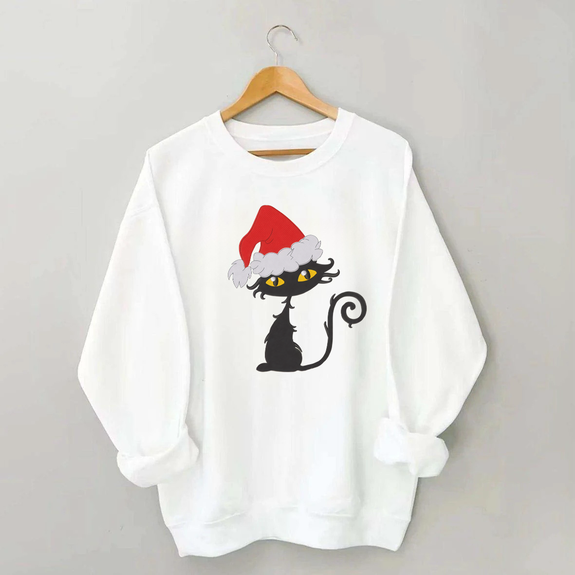 Christmas Black Cat Sweatshirt