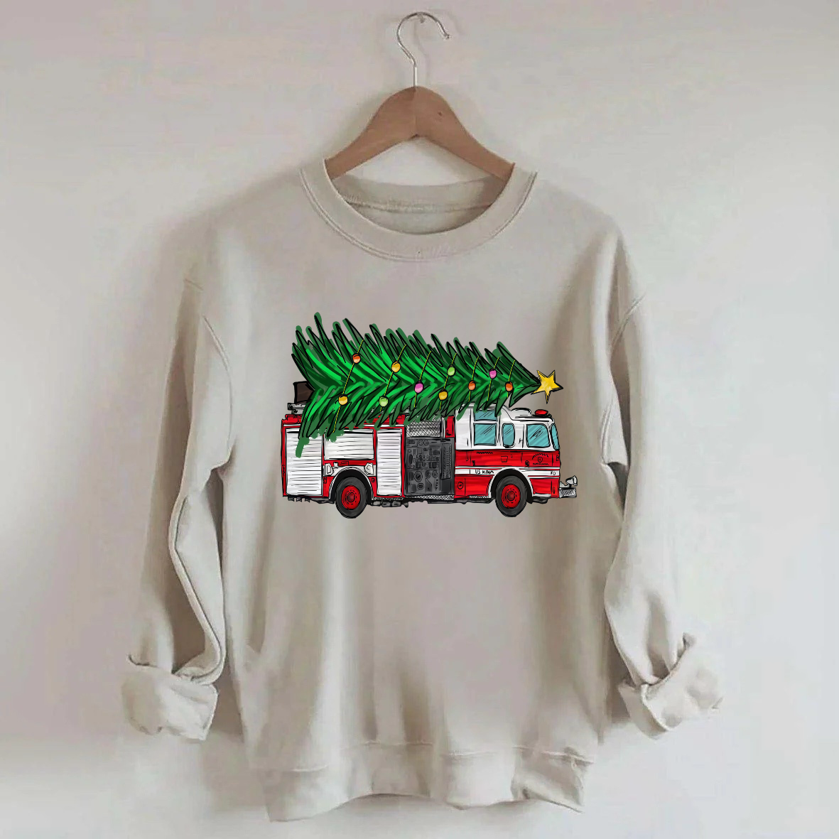 Christmas Firefighter Sweatshirt